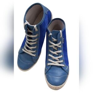 Josef Seibel Women's Comfort Blue Ankle Boot Shoes Size 40 EU